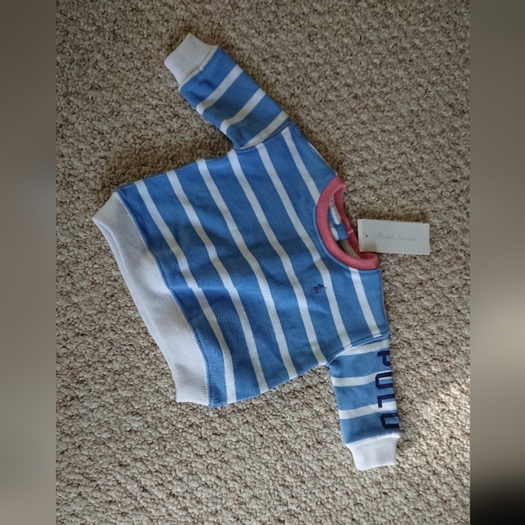 New With Tags RALPH LAUREN Baby Crewneck Sweatshirts 3M - Picture 5 of 15